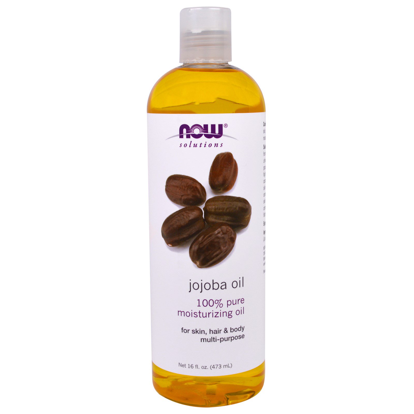 Now Foods, Soluções, Óleo de Jojoba, 16 fl oz (473 ml)