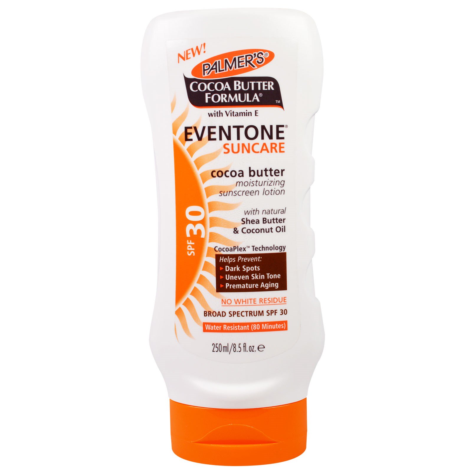 Palmer's, Fórmula Manteiga de Coco, Tonalizante, Protetor Solar, Loção Hidratante de Manteiga de Coco, PSF 30, 250 ml