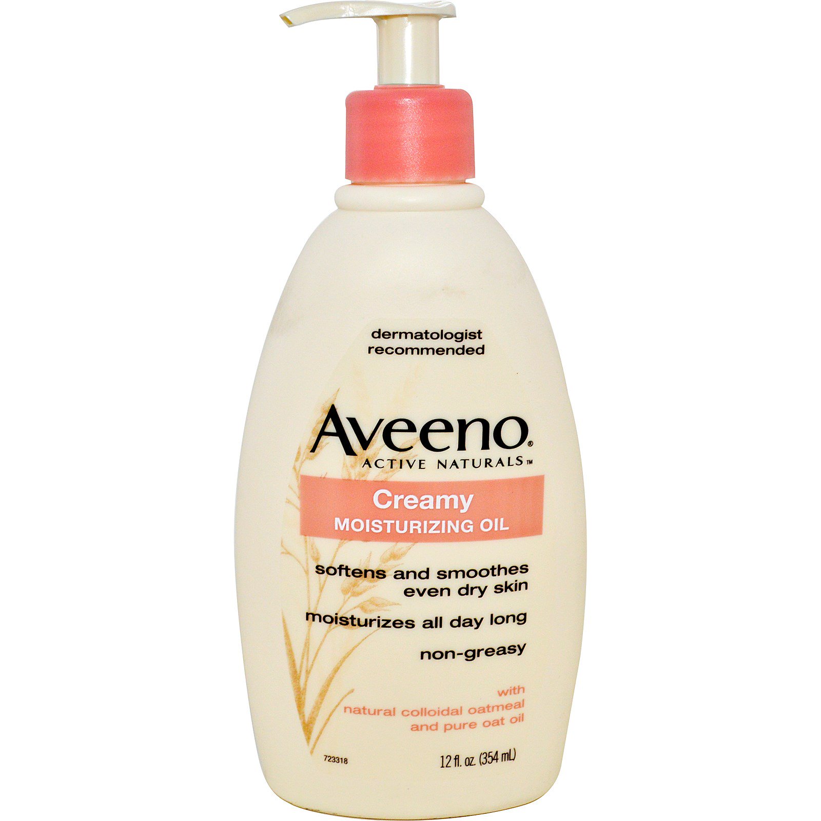 Aveeno, Ativos Naturais, Creme Hidratante Oleoso, 12 fl oz (354 ml)