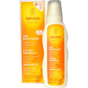 Weleda, Loção renovadora para o corpo, espinheiro marítimo, 6,8 fl. oz. (200 mL)