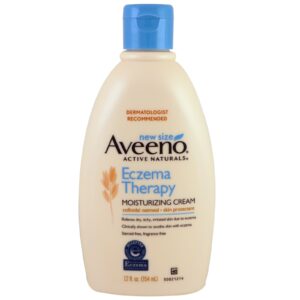 Aveeno, Eczema Therapy, Moisturizing Cream, Fragrance Free, 12 fl oz (354 ml)