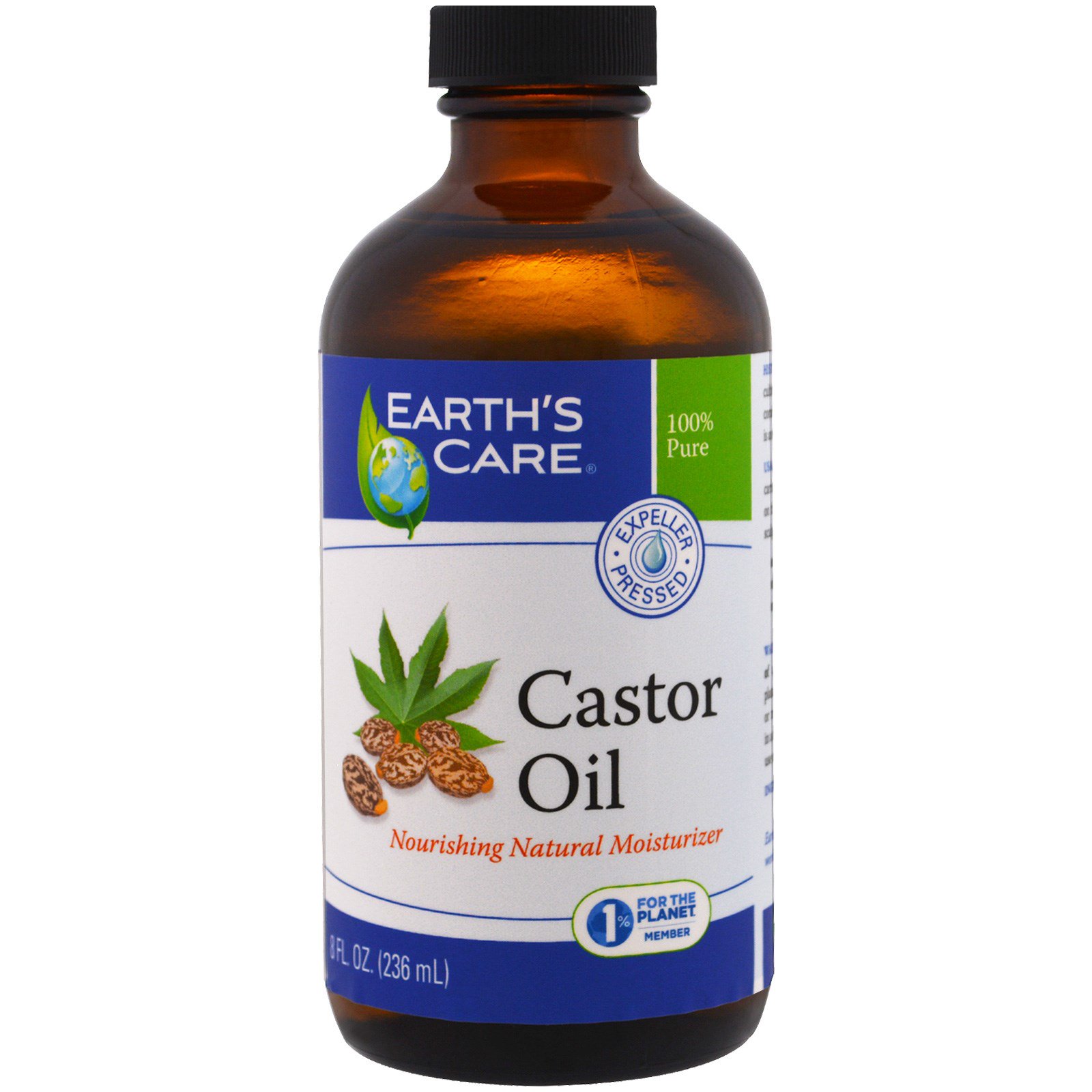 Earth's Care, Óleo de rícino, 8 fl oz (236 ml)
