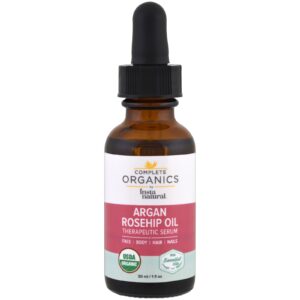 InstaNatural, Sérum Terapêutico de Óleo de Quadril de Rosa e Argan Complete Organics, 1 fl oz (30 ml)