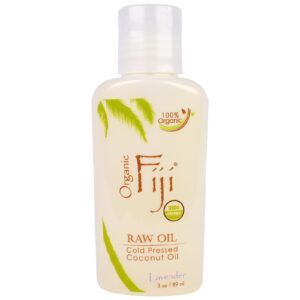 Organic Fiji, Óleo Natural Orgânico, Óleo de Coco Extraído a Frio, Lavanda, 89ml