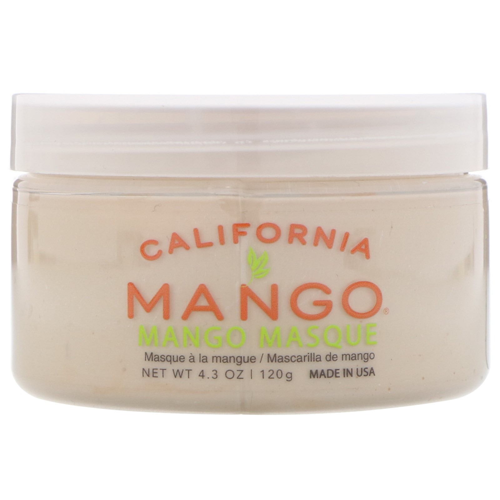 California Mango, Máscara de Manga, 4,3 oz (120 g)