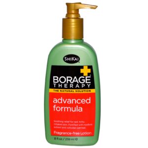 Shikai, Óleo de Borragem, Loção com fórmula avançada, Sem fragrância, 8fl oz (238ml)
