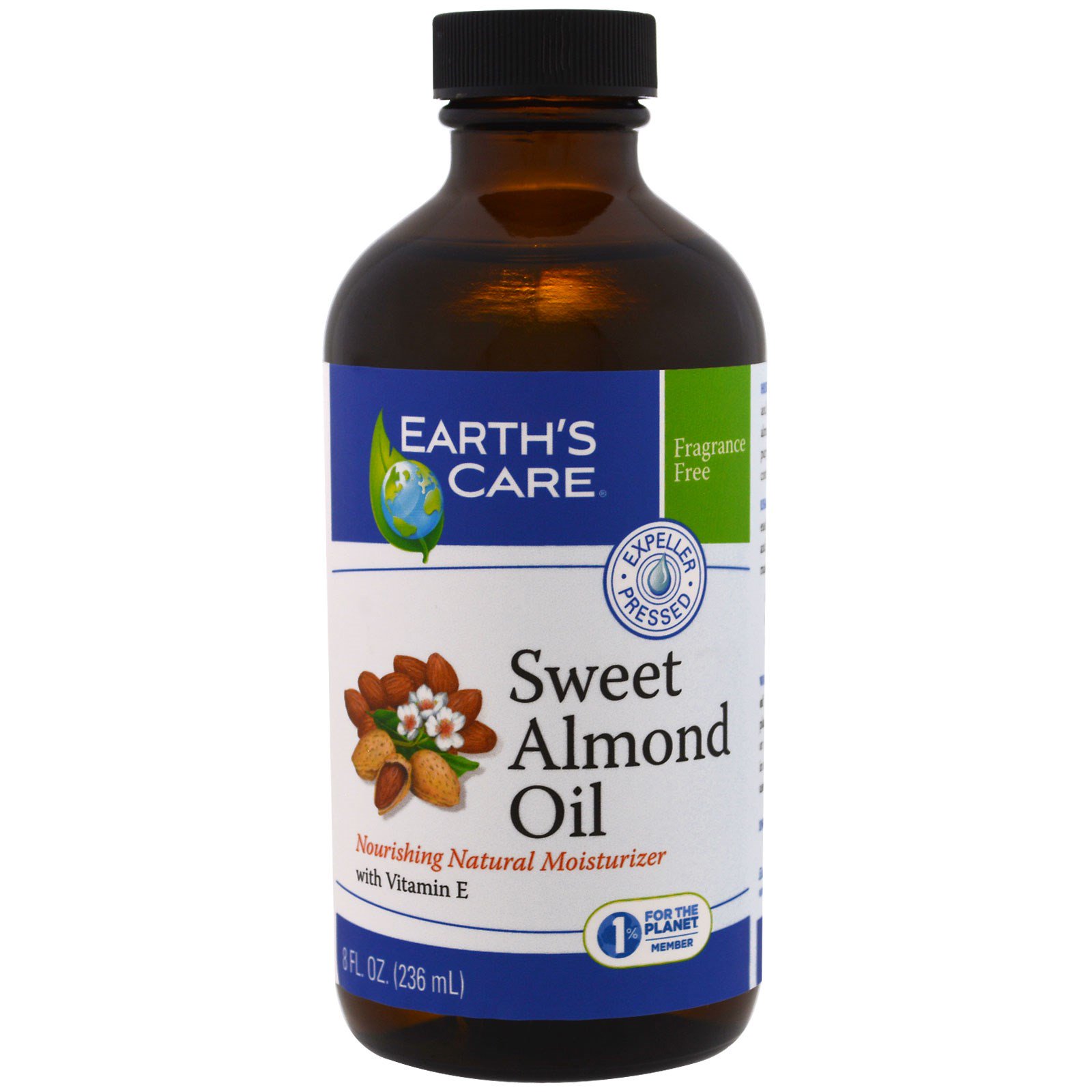 Earth's Care, Óleo de amêndoa doce, 8 oz (236 ml)