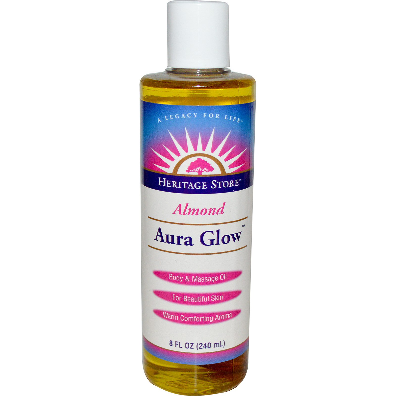 Heritage Store, Aura Brilhante, Amêndoas, 8 fl oz (240 ml)