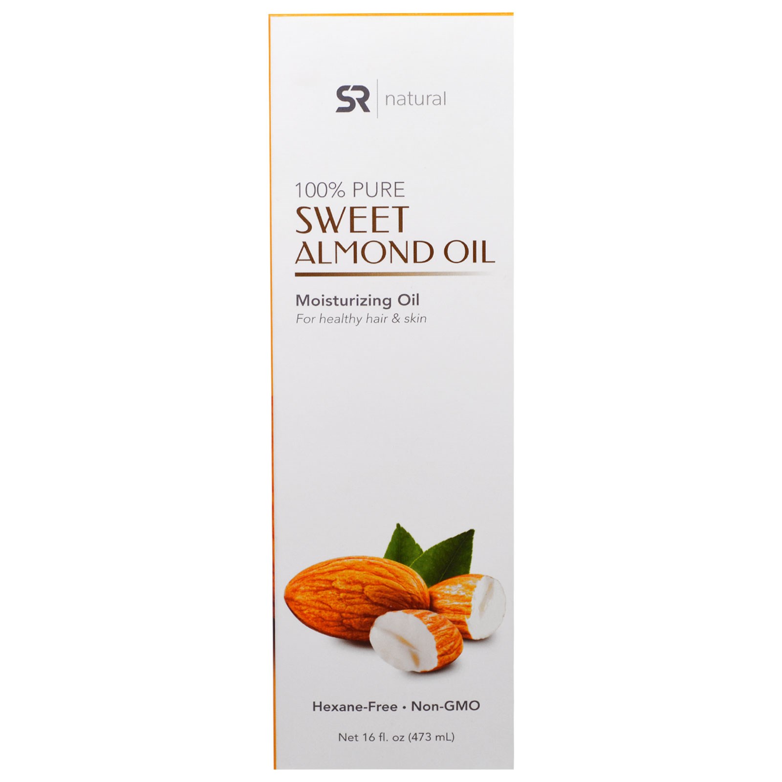 Sports Research, 100% Puro Óleo de Amêndoa Doce, 473 ml