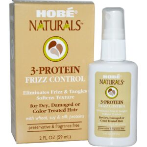 Hobe Labs, Controle do Frizz 3-Protein, 2 fl oz (59 ml)