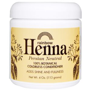 Rainbow Research, Henna, Condicionador incolor, Neutro, 4 oz (113 g)