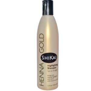 Shikai, Henna Gold, Xampu para Realce, 12 fl. oz. (355 ml)