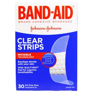 Comprar band aid, adhesive bandages, clear strips, 30 bandages preço no brasil primeiros socorros suplemento importado loja 47 online promoção - 2 de outubro de 2022