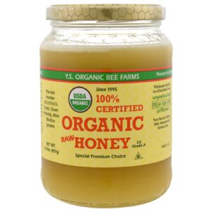 Y.S. Eco Bee Farms, Mel Cru Orgânico 100% Certificado 907 g (2,0 lbs)
