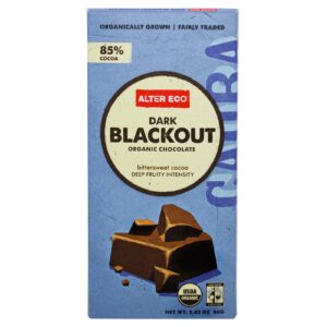 Alter Eco, Chocolate orgânico, Dark Blackout, 2,82 oz (80 g)