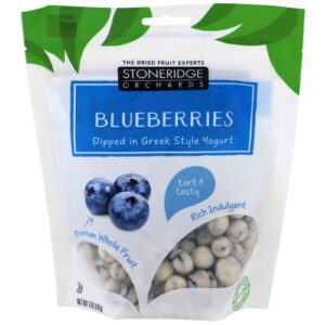 Stoneridge Orchards, Mirtilos Mergulhados em Iogurte Grego, 5 oz (142 g)