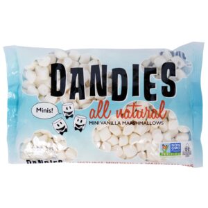 Dandies, Mini Marshmallows Naturais de Baunilha, 283 g