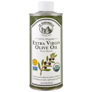La Tourangelle, Azeite de Oliva Extra Virgem 100% Orgânico, frasco de 25,4 oz (750 ml)