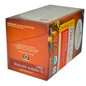 Twinings, Chá Herbal Orgânico, Rooibos, 20 Saquinhos, 1,27 oz (36 g)