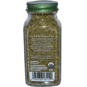 Simply Organic, Manjericão, 0,54 oz (15 g)