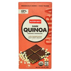 Alter Eco, Chocolate orgânico, Dark Quinoa, 2,82 oz (80 g)