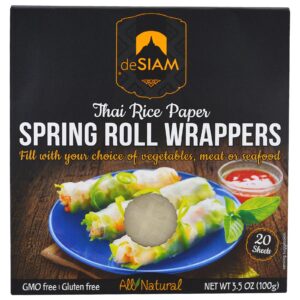 netted rice paper wraps