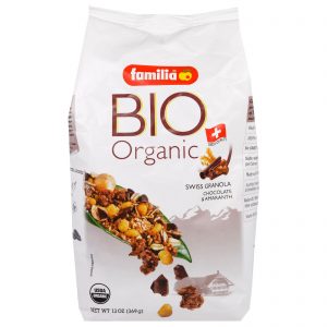 Comprar familia, bio orgânico, granola suiça, chocolate & amaranto, 369 g preço no brasil mercearia suplemento importado loja 7 online promoção - 3 de fevereiro de 2023