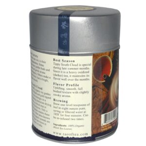 The Tao of Tea, Chá Preto Yunnan 100% Orgânico, Tippy Nuvem do Sul, 3,5 onças (100 g)