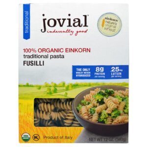 Jovial, Massa Tradicional Orgânica, Fusilli, 12 oz (340 g)