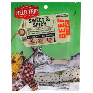 Field Trip Jerky, Beef Jerky, Sweet & Spicy, 2.2 oz (62 g)