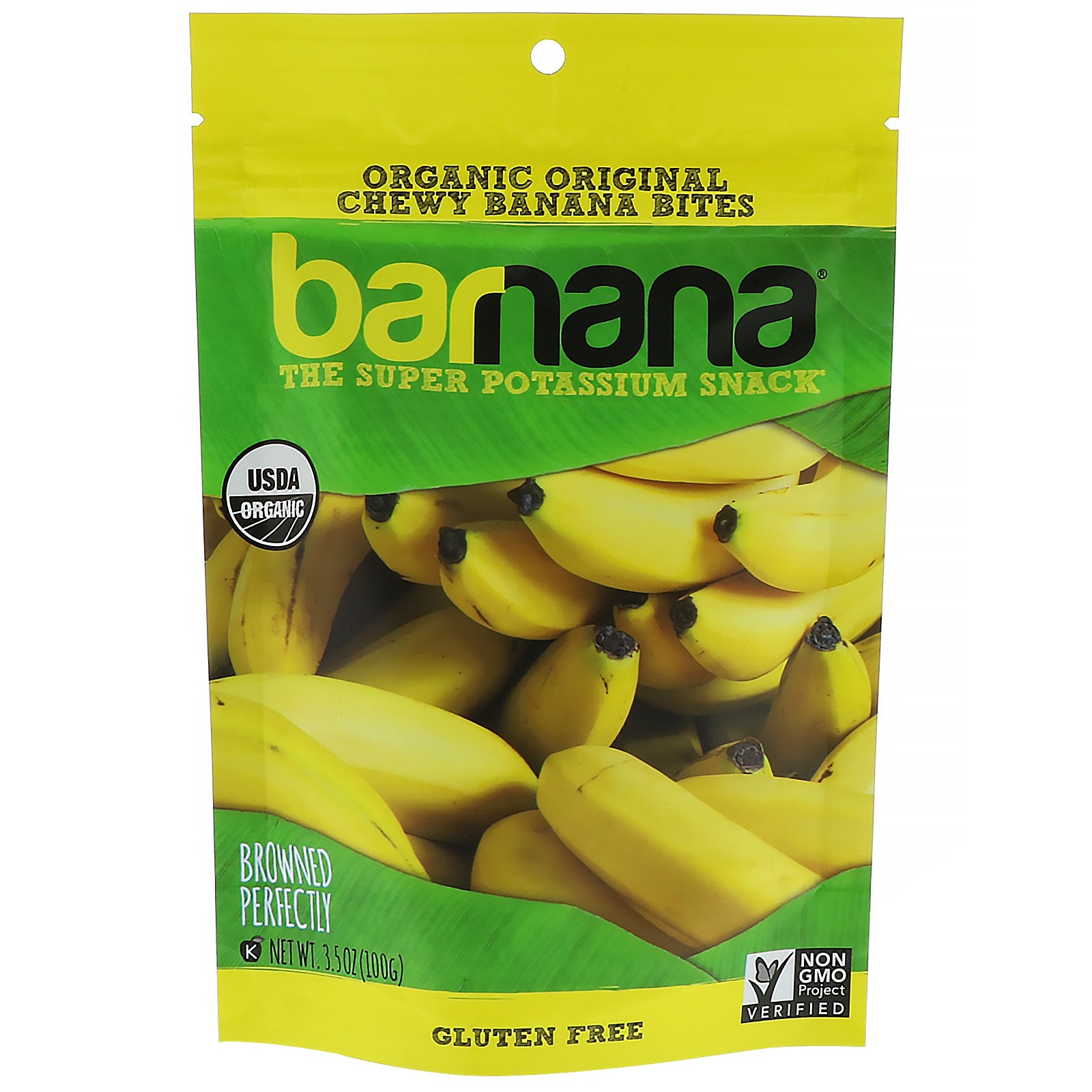 Barnana, Doce Mastigável de Banana, Original e Orgânico, 3,5 oz (100 g)