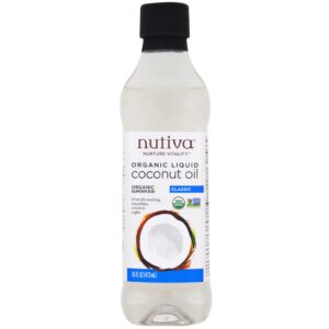 Nutiva, Óleo de Coco Líquido Orgânico, Clássico, 473 ml (16 fl oz)