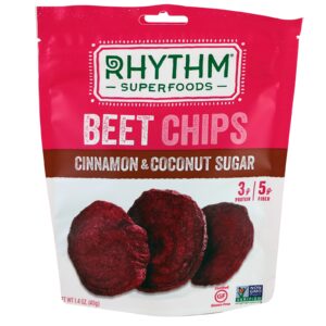 Rhythm Superfoods, Lascas de Beterraba, Canela e Açúcar de Coco, 40 g (1,4 oz)