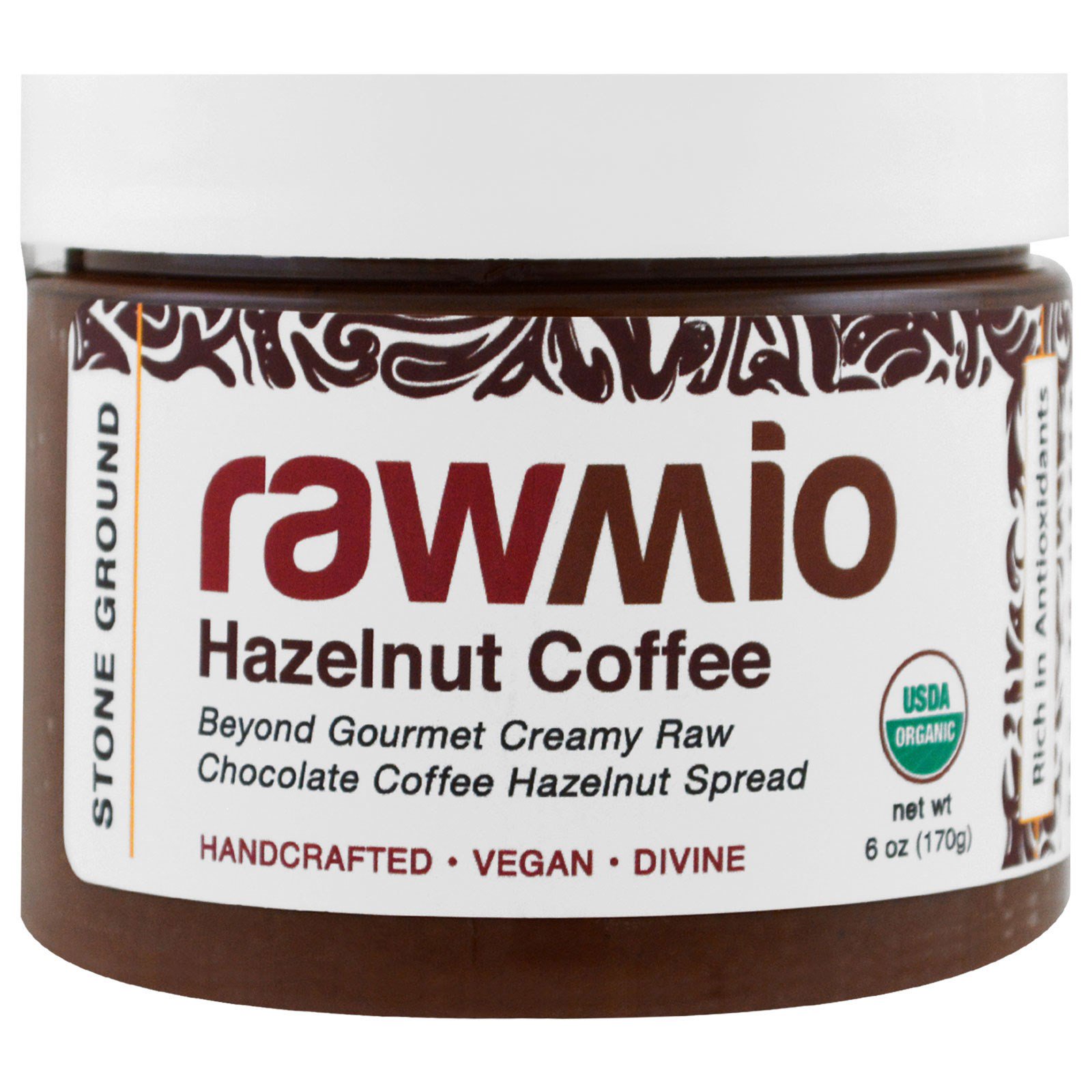 Rawmio, Organic, Hazelnut Coffee, 6 oz (170 g)