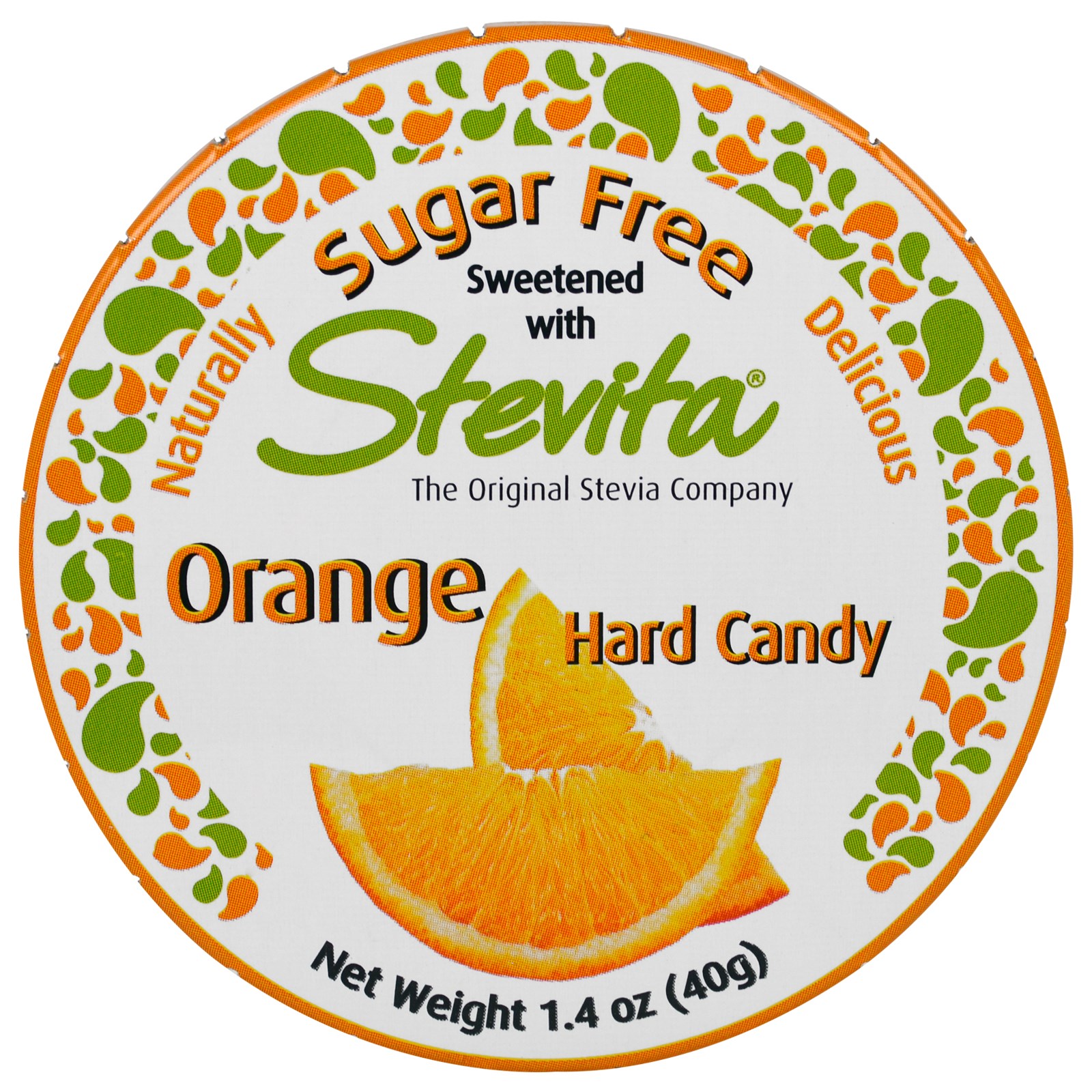 Stevita, Doce de Laranja Forte, Sem Açúcar, 40 g