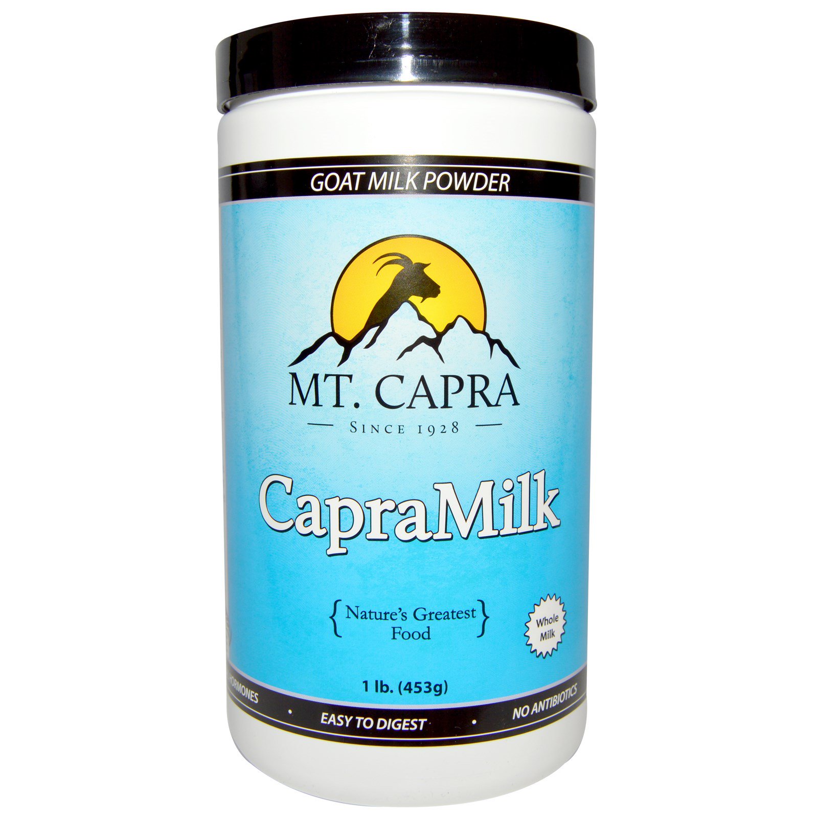 Mt. Capra, CapraMilk, Leite de Cabra em Pó, 1 lb (453 g)