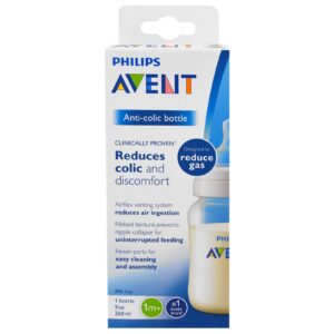 Philips Avent, Mamadeira Anticólica, A Partir de 0 Meses, 1 Mamadeira, 9 oz (260 ml)
