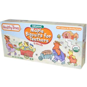 Healthy Times, Biscoitos de Bordo para Bebês em Dentição, 12 Biscoitos, 6 oz (168 g)