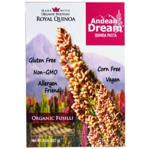 Andean Dream, Massa de Quinoa, Fusilli Orgânico, 8 oz (227 g)