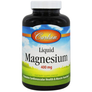 Carlson Labs Liquid Magnésio - 400 mg - 100 Cápsulas em Gel