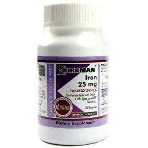 Kirkman Labs Iron - 120 Cápsulas Vegetarianas