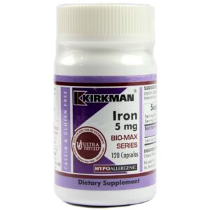 Kirkman Labs Iron - 120 Cápsulas Vegetarianas