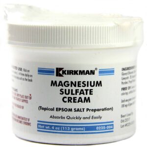 Kirkman Labs Magnésio-sulfate-cream-kirkman - 113 gm / 4 oz