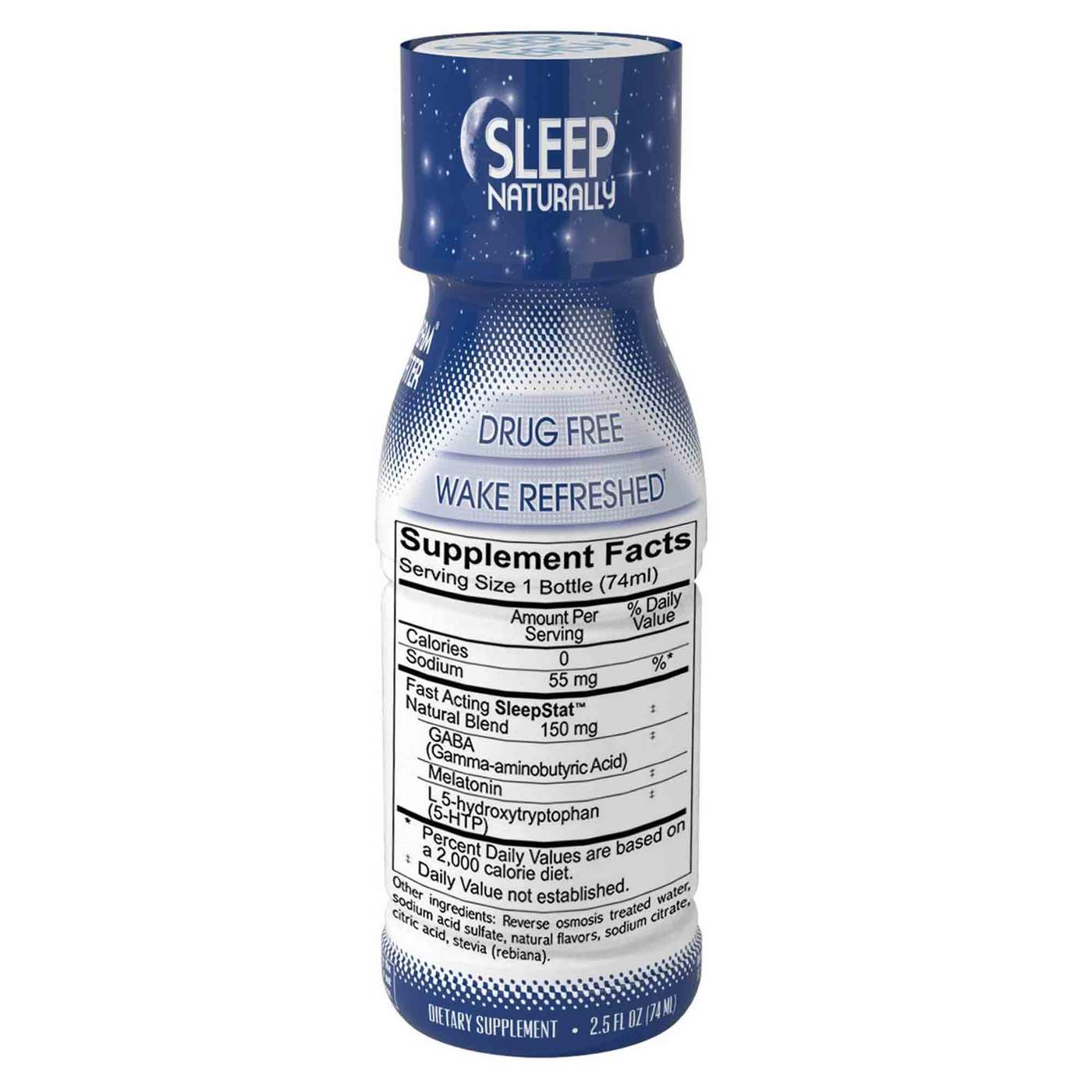 Dream Water Dormir Naturally, Noite NighChá - 12 2.5 fl oz Bottles - Imagem 2