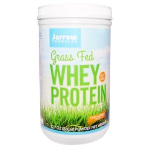 Jarrow Formulas Grass Fed Whey Proteína, Sem sabor - 12.7 oz