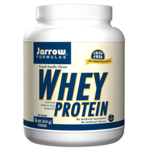 Jarrow Formulas 100% Natural Whey Proteína, Baunilha francesa - 16 oz