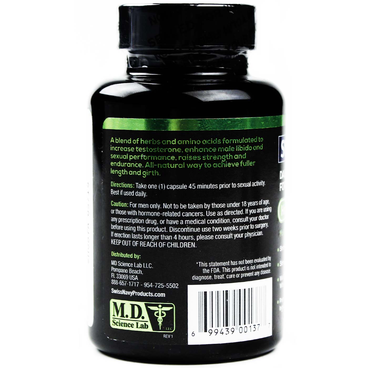 Swiss Navy Hard - 30 Cápsulas - Imagem 3