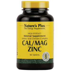 Nature's Plus Cal/Mag Zinco - 90 Tabletes