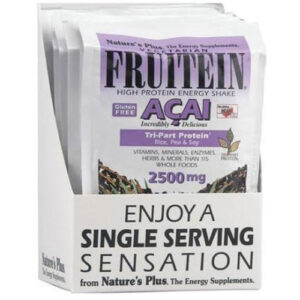Nature's Plus Fruitein Shake, Açaí - 8 Packets