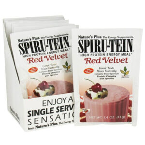 Nature's Plus Spiru-Tein, Veludo vermelho - 8 Packets